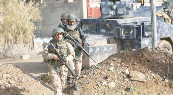 موصل کے مشرقی علاقوں کی جانب عراقی فوجوں کی پیش قدمی