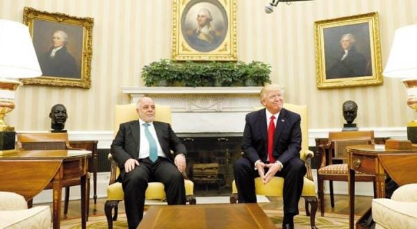 ٹرمپ اور عبادی کے درمیان تنظیم داعش موضوع گفتگو