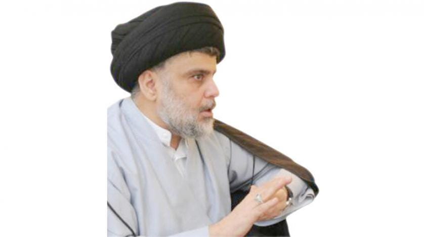 ہم عراق میں دو فوجیں نہیں چاہتے : الصدر "الشرق الاوسط” سے