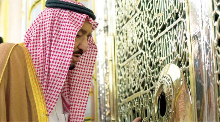 نبی کریم ﷺ کی حضور سلام کے ساتھ خادم حرمين مدینہ منورہ کے دورے کا آغاز کر رہے ہیں