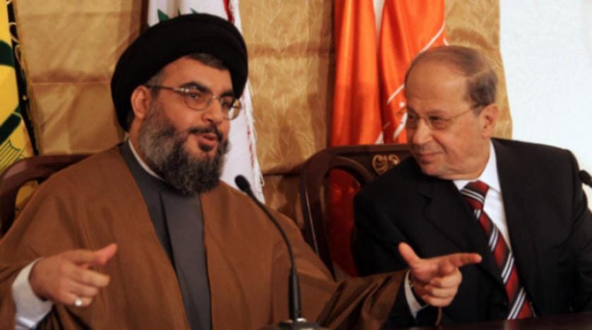 ذرائع ابلاغ کے تبادلہ کی وجہ سے عون اور نصر اللہ اتحاد بے چین