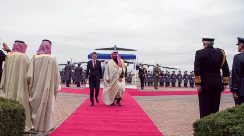 فوجی مذاکرات کے ساتھ محمد بن سلمان کا برطانیہ کا دورہ اختتام پذیر