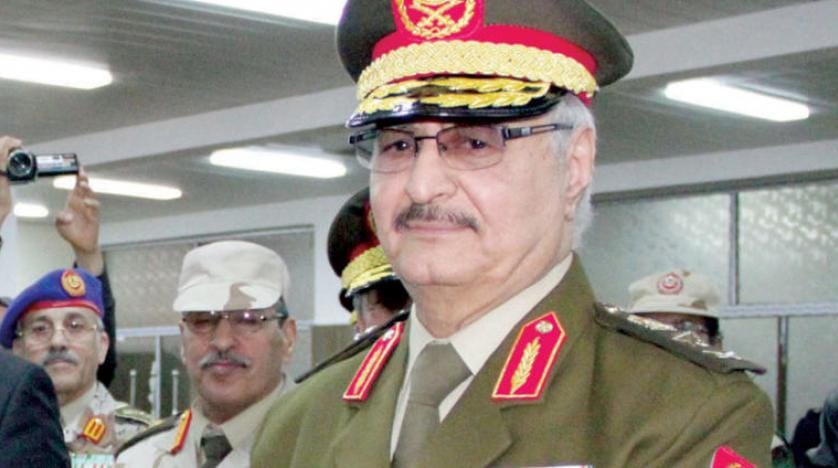 فرانس میں علاج کے بعد لیبیا میں حفتر کا انتظار