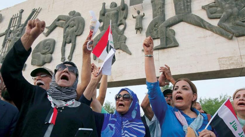 بغداد کی دولت سے جنوب کے مظاہرین مطمئن نہیں