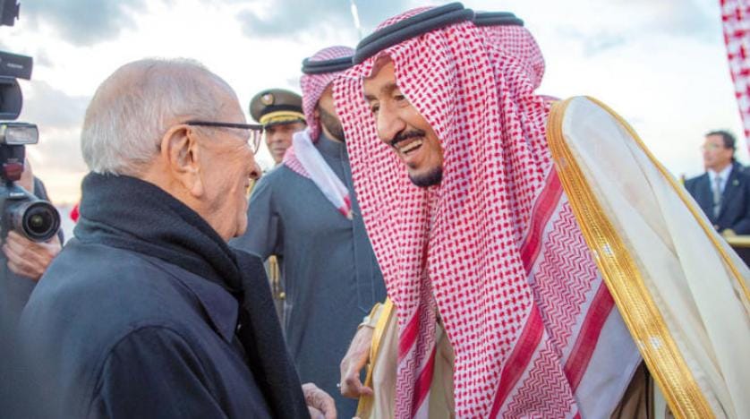 خادم حرمین شریفین کی طرف سے ٹیونس کا دورہ اور عرب سربراہی کانفرنس میں سعودی عرب کے وفد کی صدارت