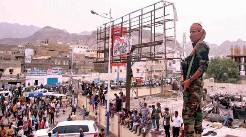 عدن میں کشیدگی اور ملک کے ادارے کے سلسلہ میں گریفتھ کی بے چینی