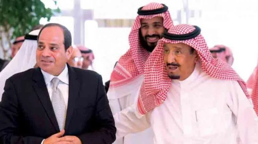 نیوم میں خادم حرمین شریفین کی سیسی سے ملاقات