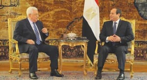 سیسی اور عباس کے مابین: ٹرمپ کے ساتھ ہماری گفتگو کا موضوع فلسطینی حکومت