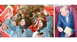 جمہوریہ اتا ترک، اردگان کی چادر کے نیچے