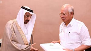 خادم حرمین شریفین کی طرف سے ملیشیاء کے شاہ کے نام ایک پیغام