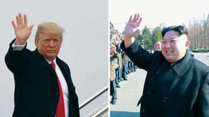 ٹرمپ اور کیم کے درمیان آئندہ کانفرنس کا بین الاقوامی خیر مقدم