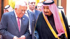 دار الحکومت بیت المقدس والے خود مختار ملک کی مدد کرنے کے سلسلہ میں شاہ سلمان کی عباس سے تاکید